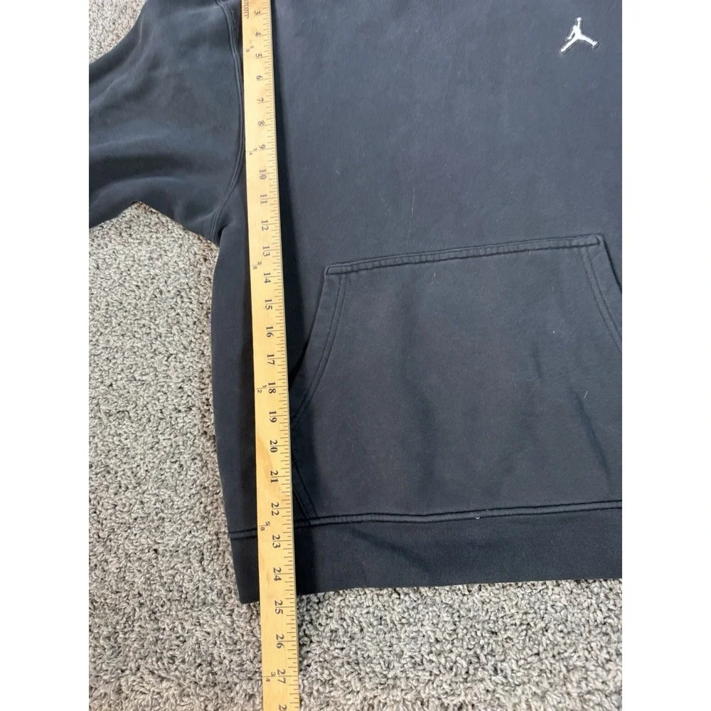 Jordan Brooklyn Fleece Pullover Hoodie Men's Size Medium Black